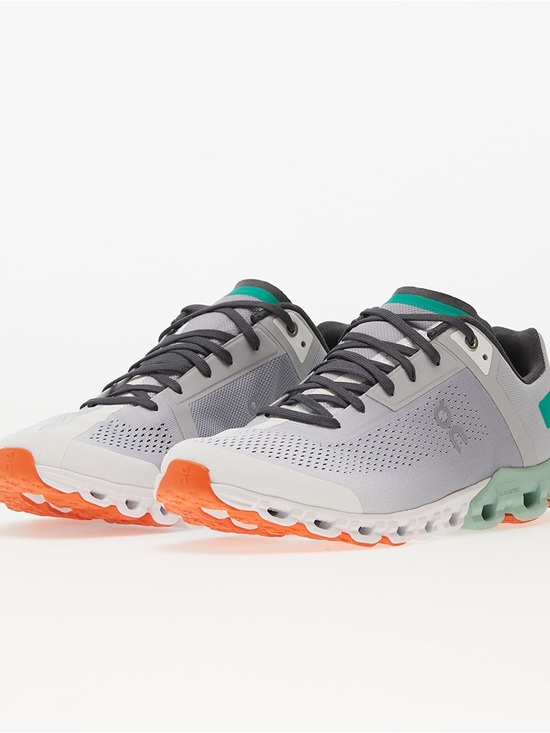 On Running Shoes - ON Cloudflow Women’s Glacier Creek White Orange Athletic Shoe Sz 9 35.98208